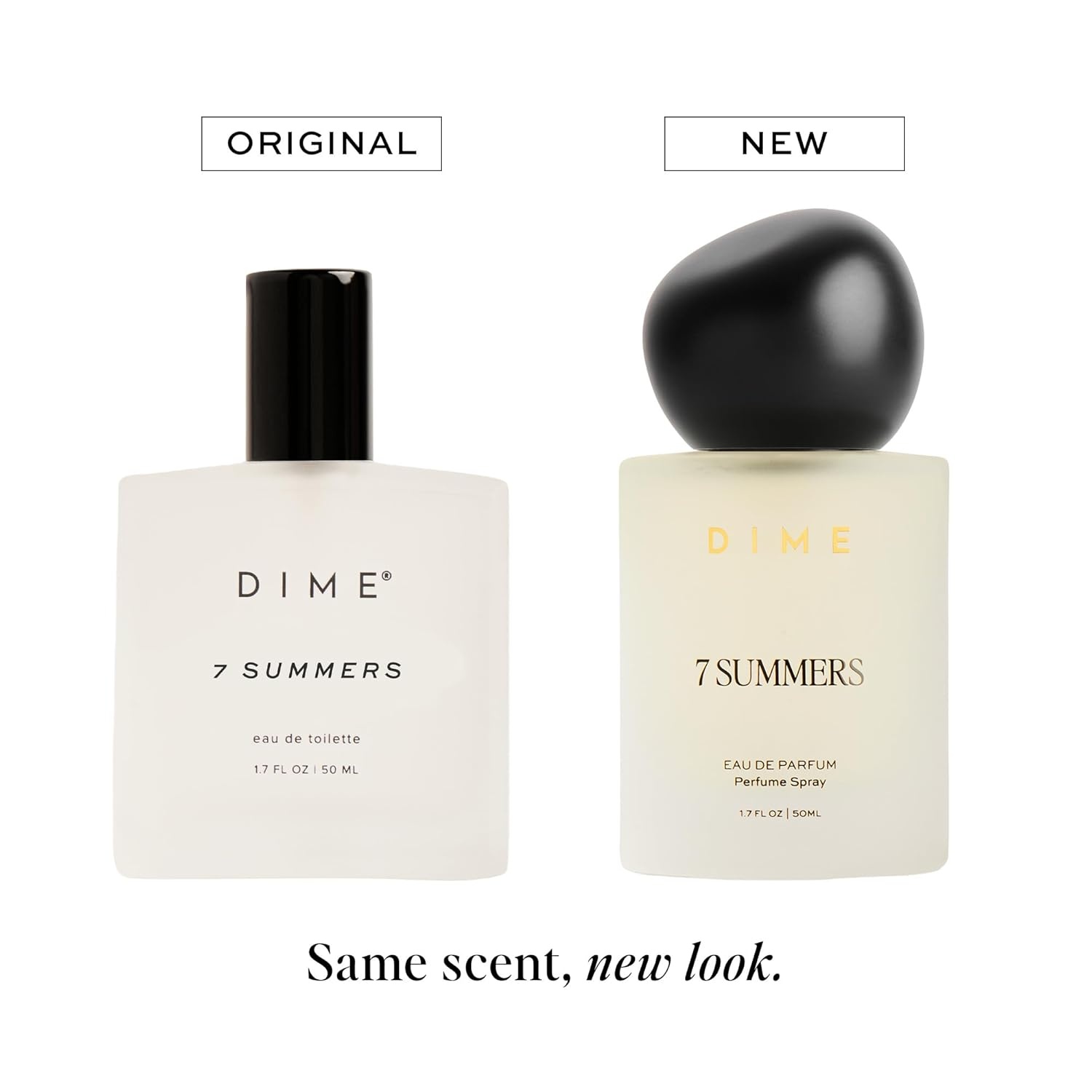 image:imageDIME Beauty 7 Summers Perfume for Women Sweet Floral Eau de Toilette with Bergamot Vanilla Orchid and Coconut Clean Vegan CrueltyFree Fragrance 17 oz 50 mlGold New Bottle