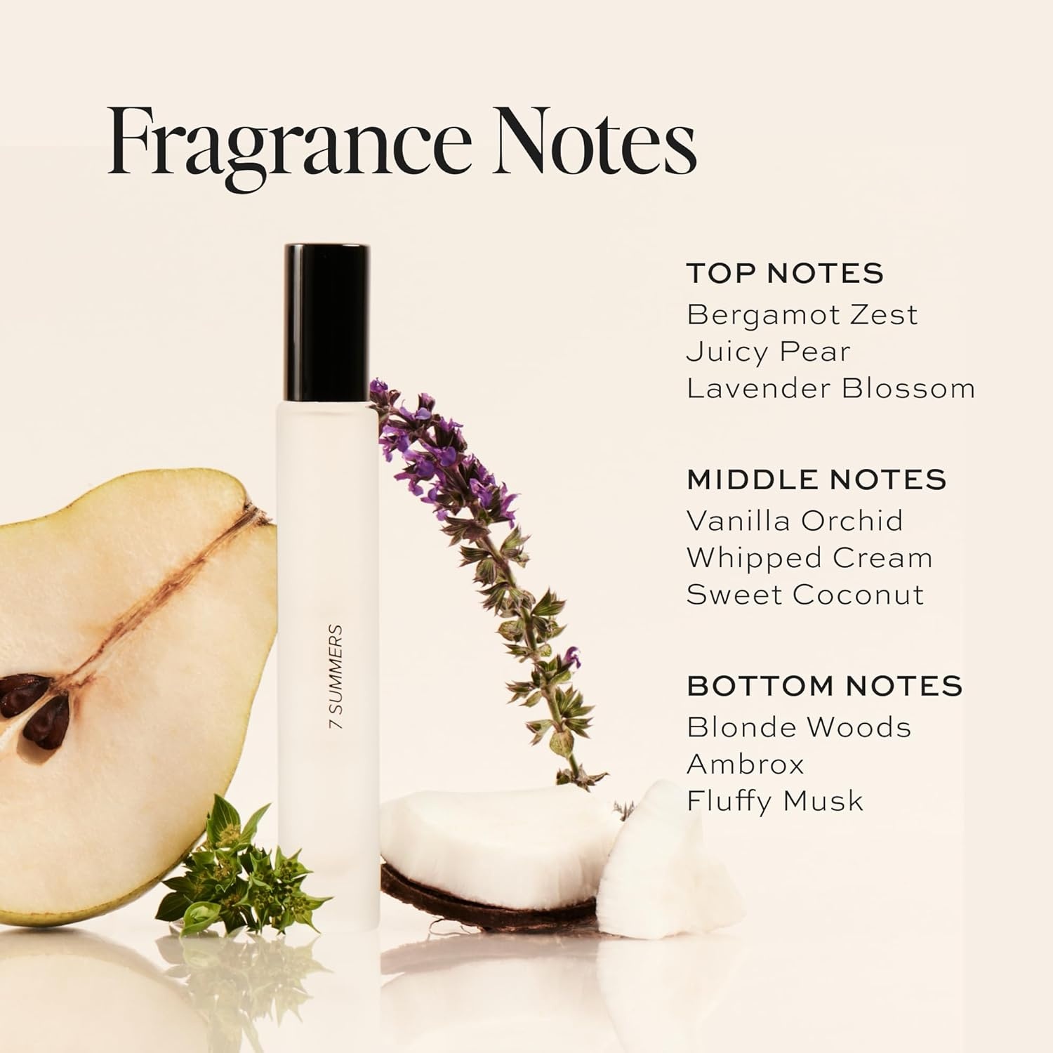 image:imageDIME Beauty 7 Summers Perfume for Women Sweet Floral Eau de Toilette with Bergamot Vanilla Orchid and Coconut Clean Vegan CrueltyFree Fragrance 17 oz 50 mlClear
