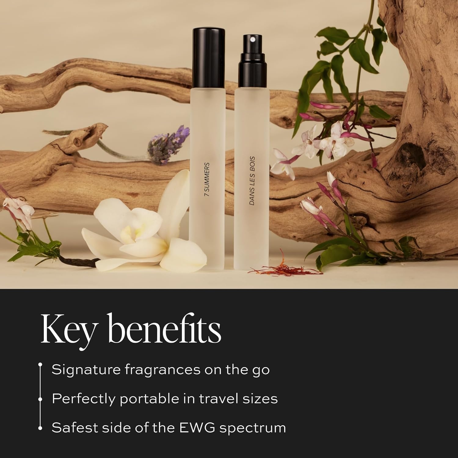 image:imageDIME Beauty 7 Summers Perfume for Women Sweet Floral Eau de Toilette with Bergamot Vanilla Orchid and Coconut Clean Vegan CrueltyFree Fragrance 17 oz 50 mlClear