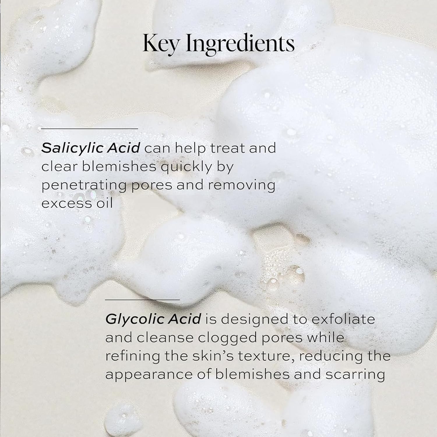image:imageDIME Beauty Creamy Foam Cleanser Daily Foaming Face Wash with Salicylic Acid amp Glycolic Acid Gentle Exfoliating Cleanser for AcneProne amp Oily Skin Vegan CrueltyFree 4 oz 120 ml