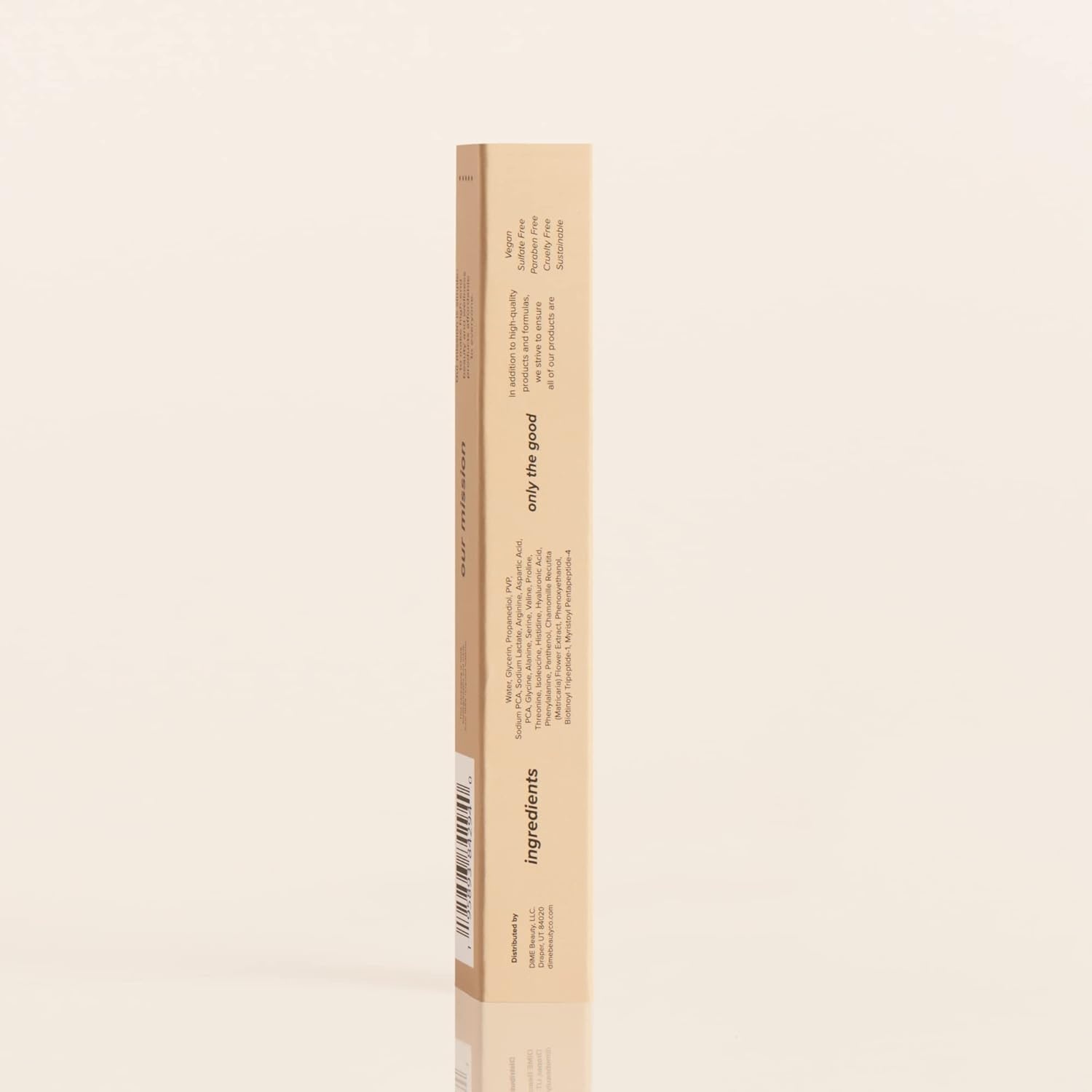 image:imageDIME Beauty Eyebrow Enhancing Gel Clear Brow Gel with Peptides Amino Acids amp Caffeine Eyebrow Growth Serum and Styling for Fuller Thicker StrongerLooking Brows Vegan 020 oz 6 ml
