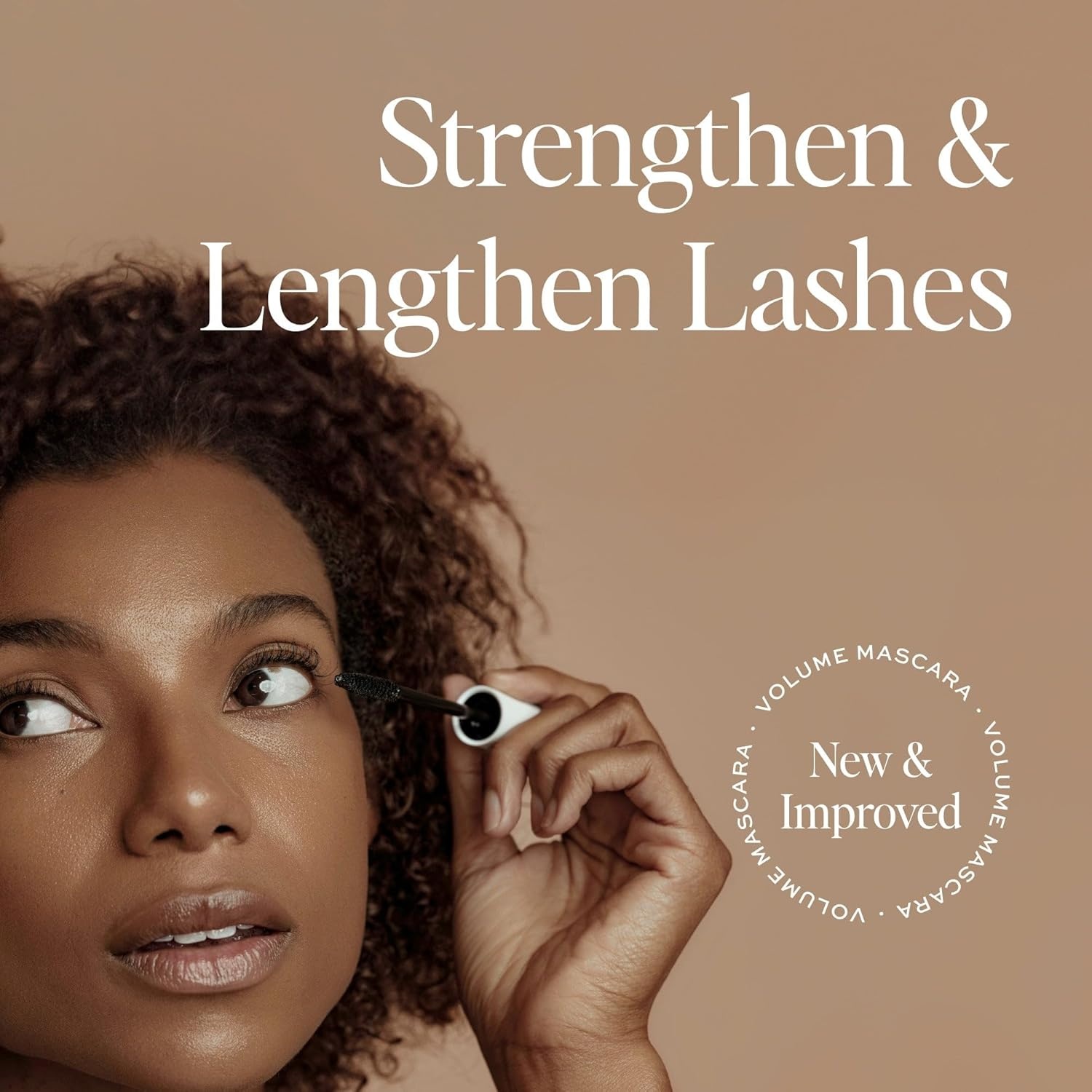 image:imageDIME Beauty Eyes On Set Luminosity Eye Serum for Dark Circles amp Puffiness Volume Boost Tubing Mascara amp Eyebrow Enhancing Gel Clean Vegan Eye Care Bundle 3 Piece KitBlack