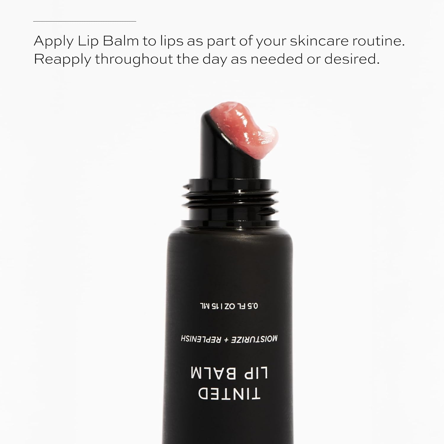 image:imageDIME Beauty Fresh Air Lip Balm Glossy Hydrating Lip Treatment with Shea Butter AntiAging Lip Care Lip Moisturizer Vegan CrueltyFree 05 oz 15 mlDesert Rose