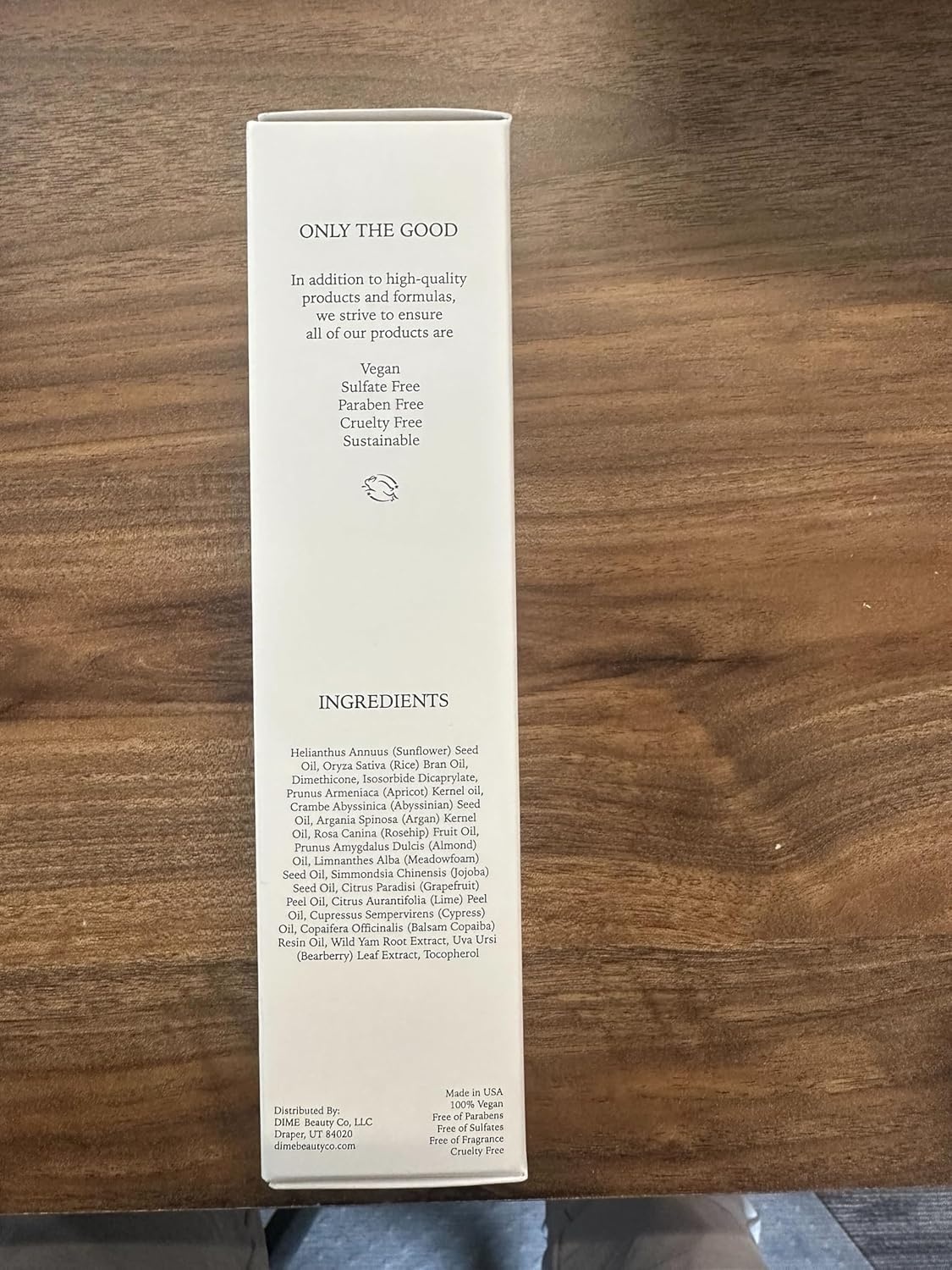 image:imageDIME Beauty Glaze Body Oil FastAbsorbing NonGreasy Dry Body Oil with Argan Jojoba and Rosehip Oil for All Over Body Glow Hydrating Skin Oil Vegan CrueltyFree 4 oz 120 ml