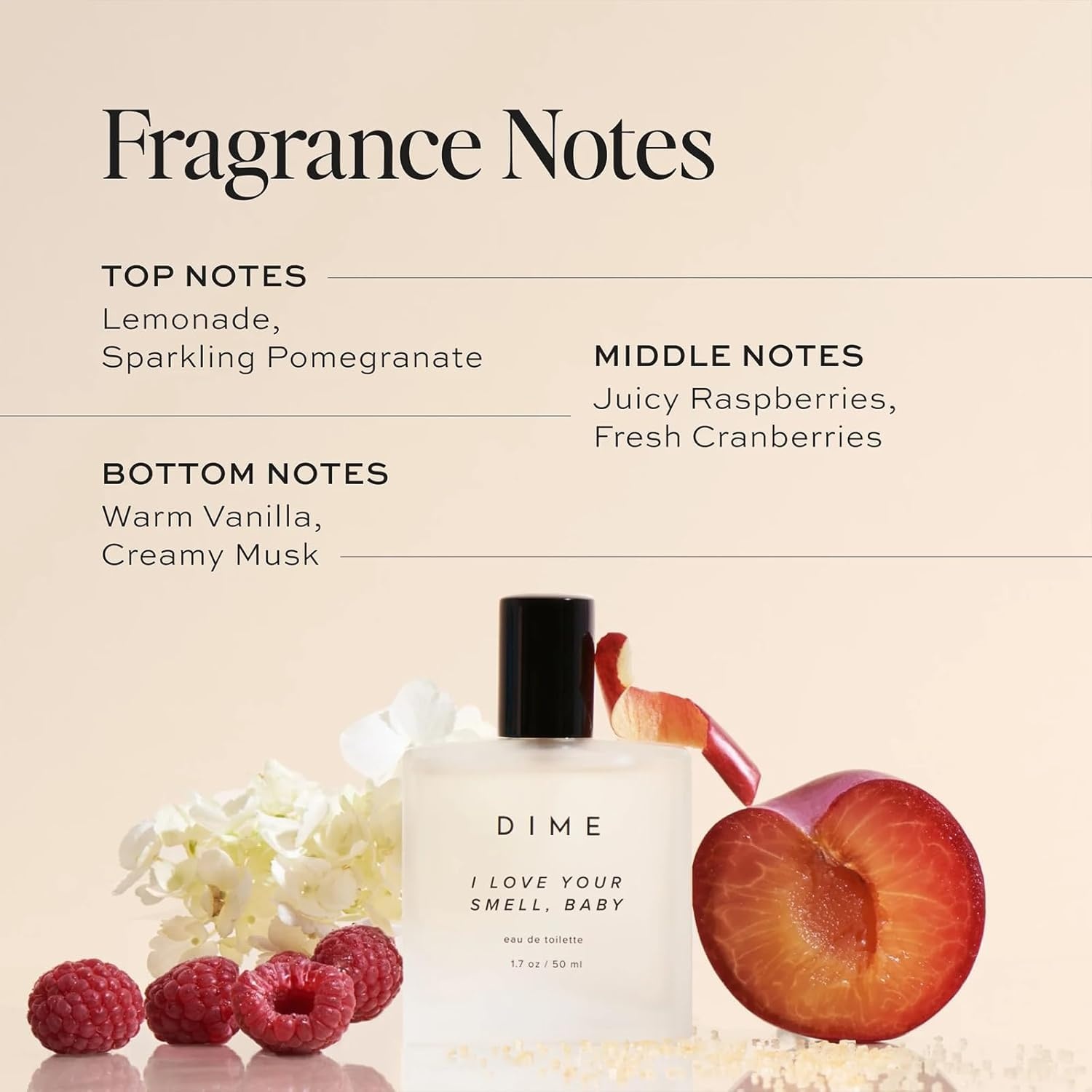 image:imageDIME Beauty Perfume I Love Your Smell Baby 17 oz 50 ml Sweet Floral Scent Hypoallergenic Clean Perfume Eau de Toilette For WomenClear
