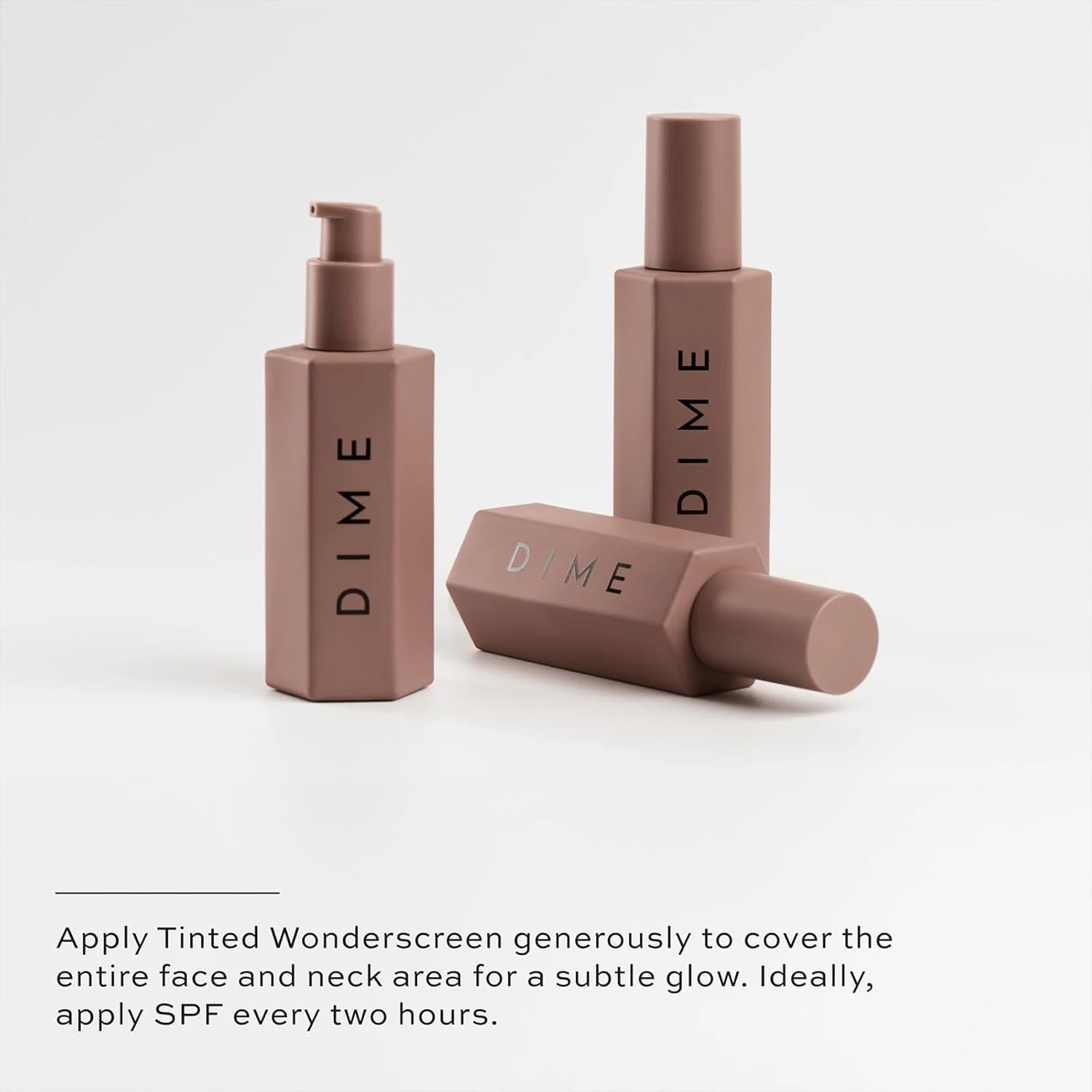 image:imageDIME Beauty Tinted Glow Wonderscreen SPF 30 Mineral Tinted Moisturizer for Face with 19 Zinc Oxide SkinEnhancing ToneEvening Sunscreen GlowEnhancing Tint Vegan CrueltyFree 50 gDeep