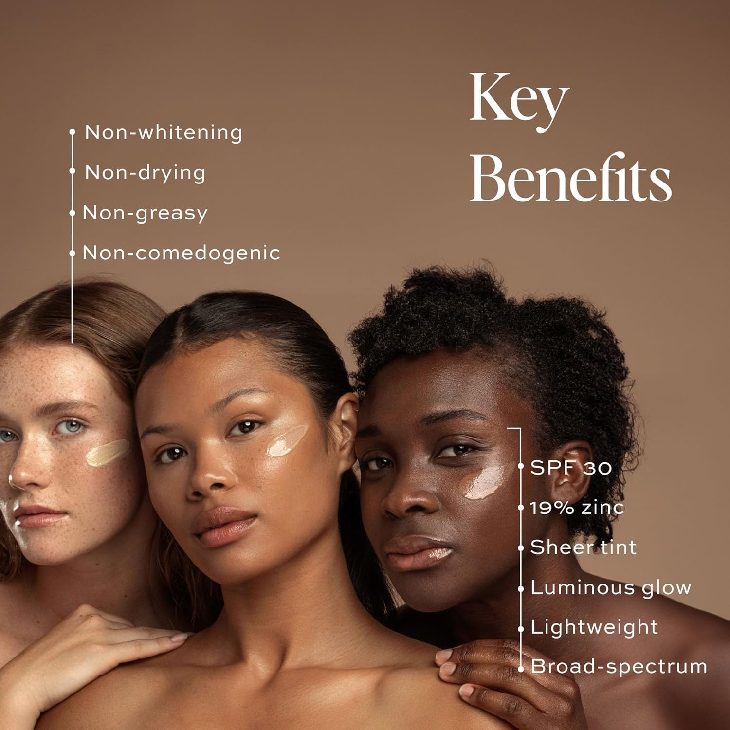 image:imageDIME Beauty Tinted Glow Wonderscreen SPF 30 Mineral Tinted Moisturizer for Face with 19 Zinc Oxide SkinEnhancing ToneEvening Sunscreen GlowEnhancing Tint Vegan CrueltyFree 50 gDeep