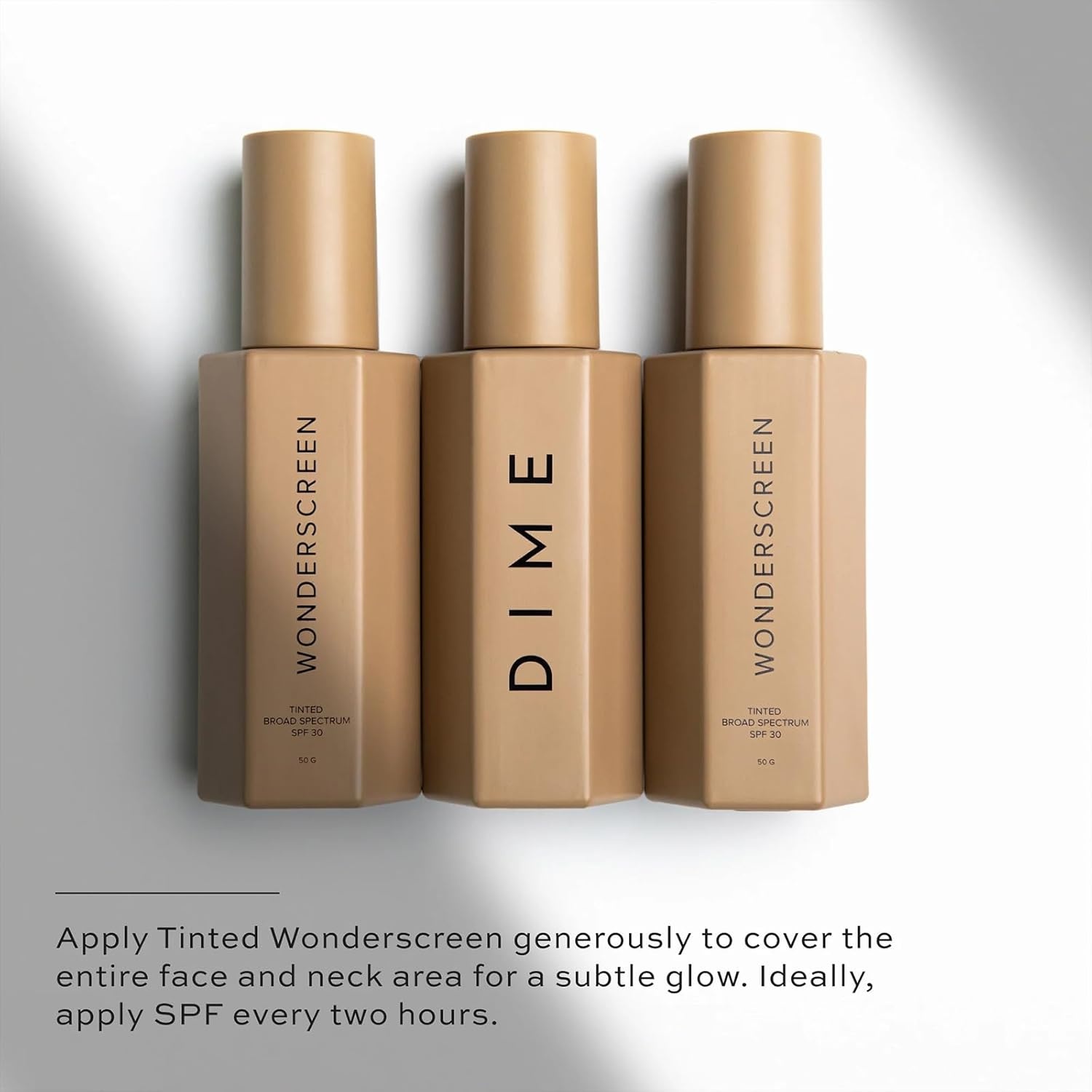 image:imageDIME Beauty Tinted Glow Wonderscreen SPF 30 Mineral Tinted Moisturizer for Face with 19 Zinc Oxide SkinEnhancing ToneEvening Sunscreen GlowEnhancing Tint Vegan CrueltyFree 50 gMedium