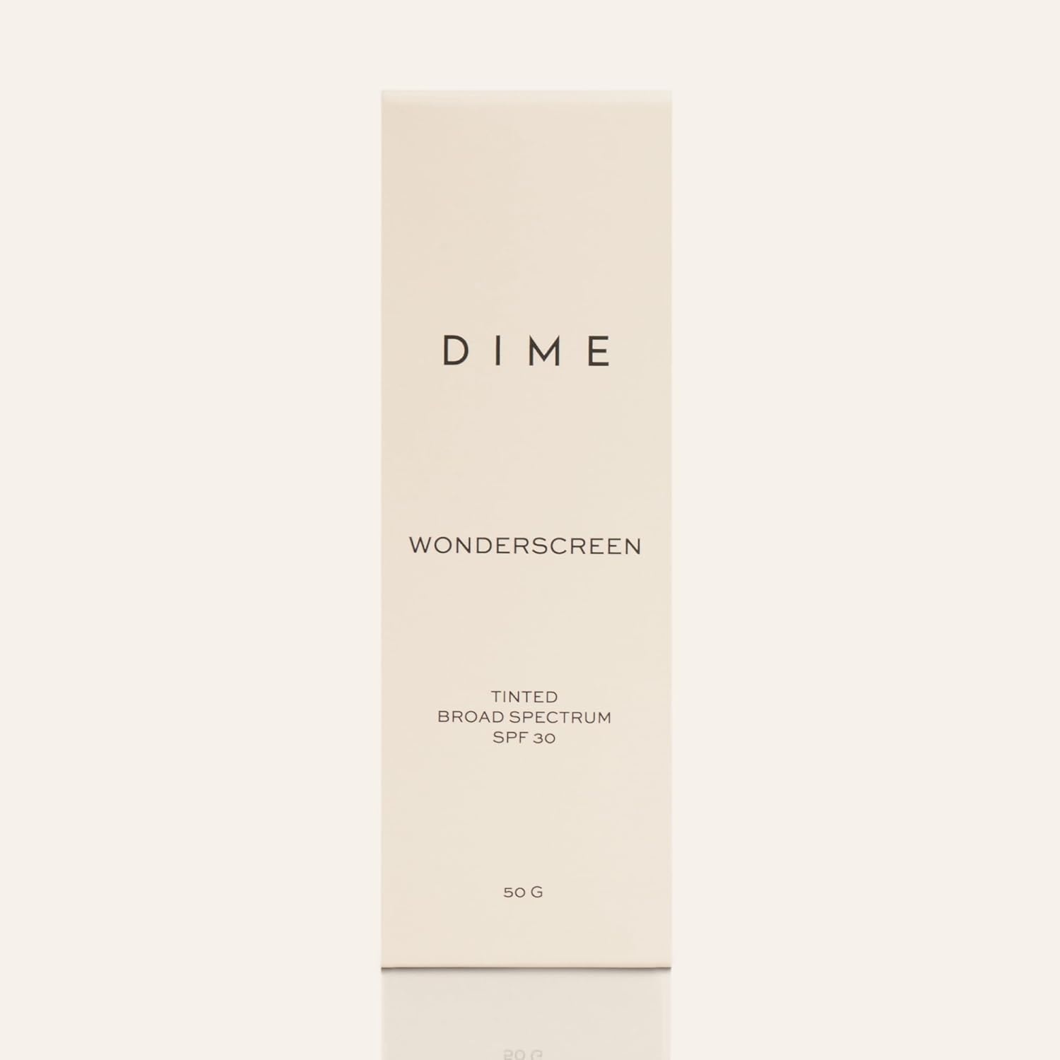image:imageDIME Beauty Tinted Glow Wonderscreen SPF 30 Mineral Tinted Moisturizer for Face with 19 Zinc Oxide SkinEnhancing ToneEvening Sunscreen GlowEnhancing Tint Vegan CrueltyFree 50 gLight