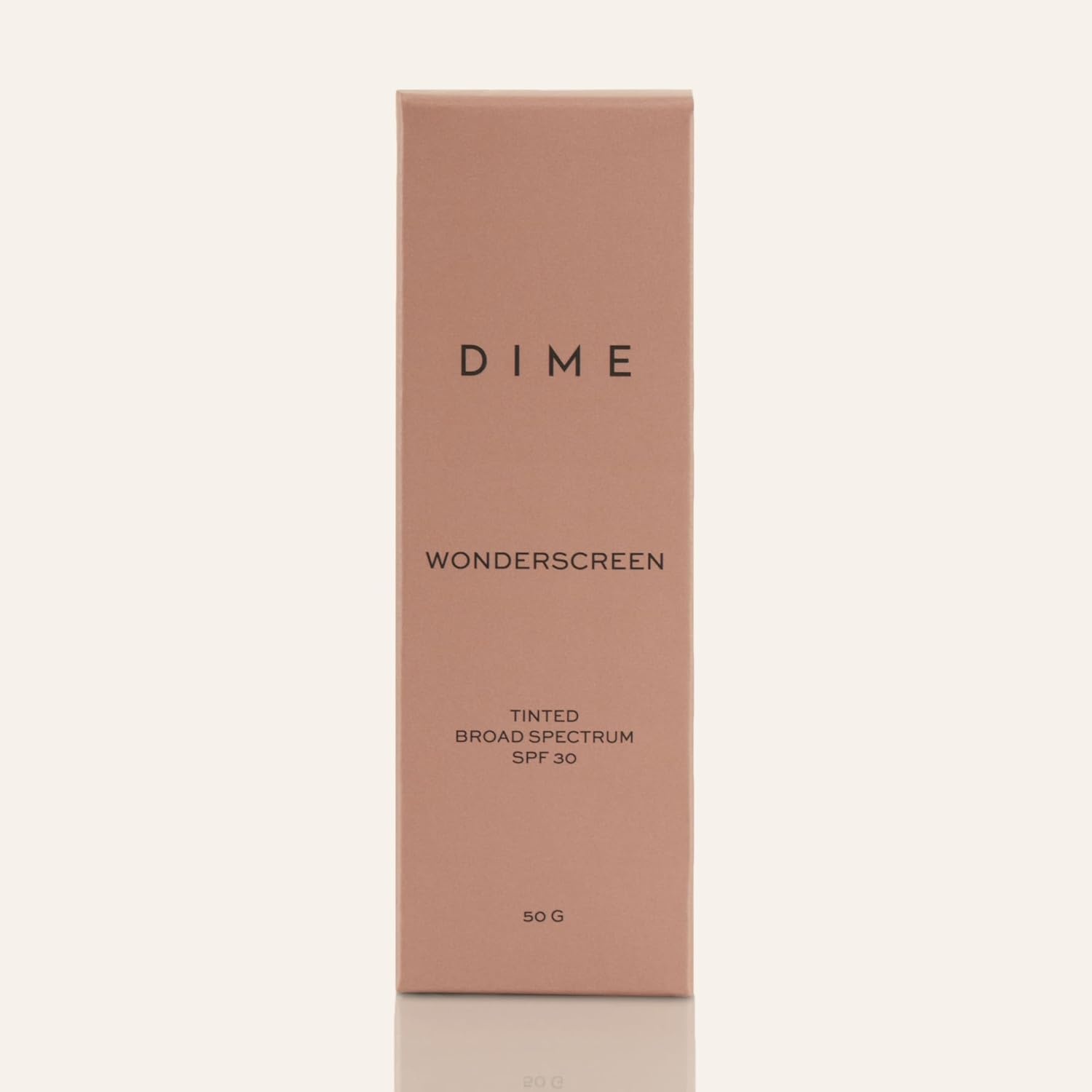 image:imageDIME Beauty Tinted Glow Wonderscreen SPF 30 Mineral Tinted Moisturizer for Face with 19 Zinc Oxide SkinEnhancing ToneEvening Sunscreen GlowEnhancing Tint Vegan CrueltyFree 50 gDeep