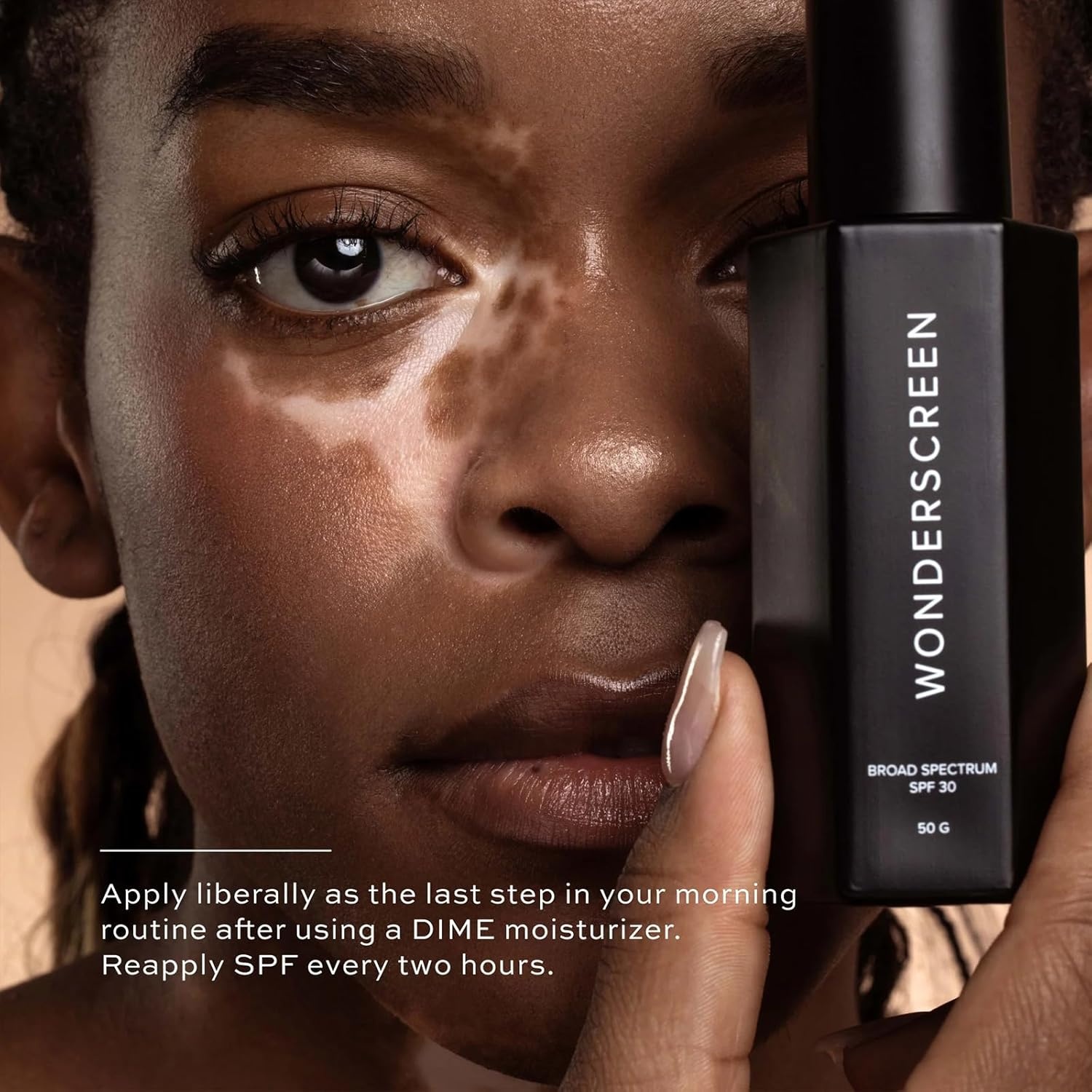 image:imageDIME Beauty Tinted Glow Wonderscreen SPF 30 Mineral Tinted Moisturizer for Face with 19 Zinc Oxide SkinEnhancing ToneEvening Sunscreen GlowEnhancing Tint Vegan CrueltyFree 50 gNonTinted