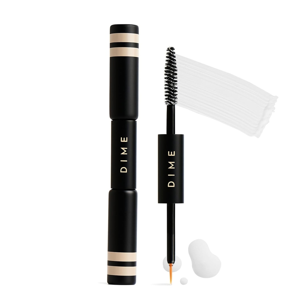 image:imageDIME Beauty Boost Duo TravelSized Eyelash Growth Serum amp Eyebrow Enhancing Gel Lash and Brow Serum with Peptides amp Amino Acids for Fuller Stronger Lashes and Brows Vegan 3 ml of Each