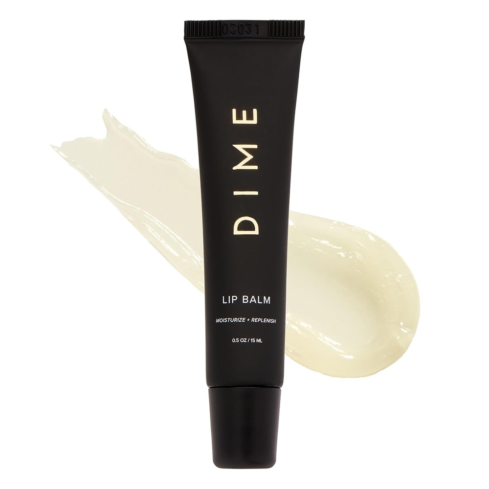 image:imageDIME Beauty Fresh Air Lip Balm Glossy Hydrating Lip Treatment with Shea Butter AntiAging Lip Care Lip Moisturizer Vegan CrueltyFree 05 oz 15 mlClear