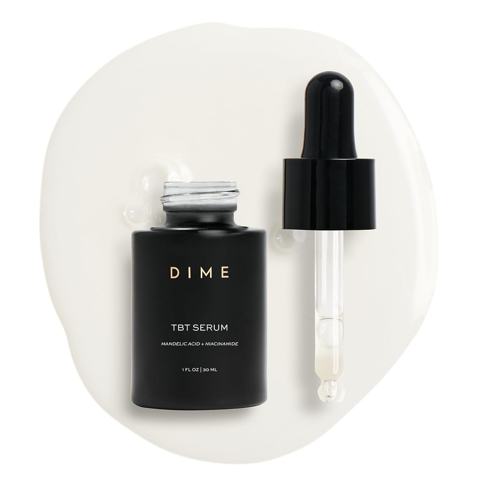 image:imageDIME Beauty TBT Serum AntiAging Face Serum with Bakuchiol Niacinamide and Mandelic Acid Retinol Alternative for Fine Lines and Wrinkles Vegan CrueltyFree 1 oz 30 ml