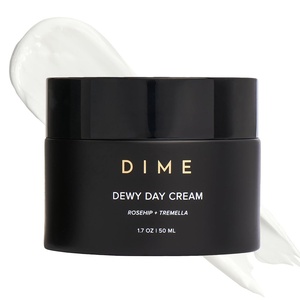 image:imageDIME Beauty Dewy Day Cream  AntiAging Hydrating Face Moisturizer with Rosehip Oil Ceramides and Snow Mushroom for Dry and Combination Skin Vegan and CrueltyFree 17 oz  50 mlOff White