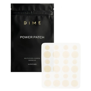 image:imageDIME Beauty Power Patch 72 Count  Hydrocolloid Pimple Patches with Salicylic Acid Vitamin A amp Clove Oil Acne Spot Treatment Patches Invisible Zit amp Blemish Stickers for Face Vegan72 Count Pack of 1