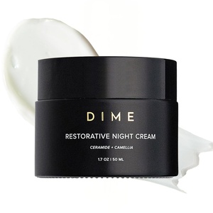 image:imageDIME Beauty Restorative Night Cream  AntiAging Face Moisturizer with Ceramides Peptides Sea Buckthorn and Squalane Hydrating for Fine Lines and Wrinkles Vegan CrueltyFree 17 oz  50 mlPump
