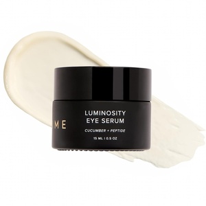 image:imageDime Beauty Luminosity Eye Serum  Caffeine Eye Cream for Dark Circles and Puffiness with Vitamin C Peptides and Goji Berry Brightening DePuffing Treatment Vegan CrueltyFree 05 oz  15 ml
