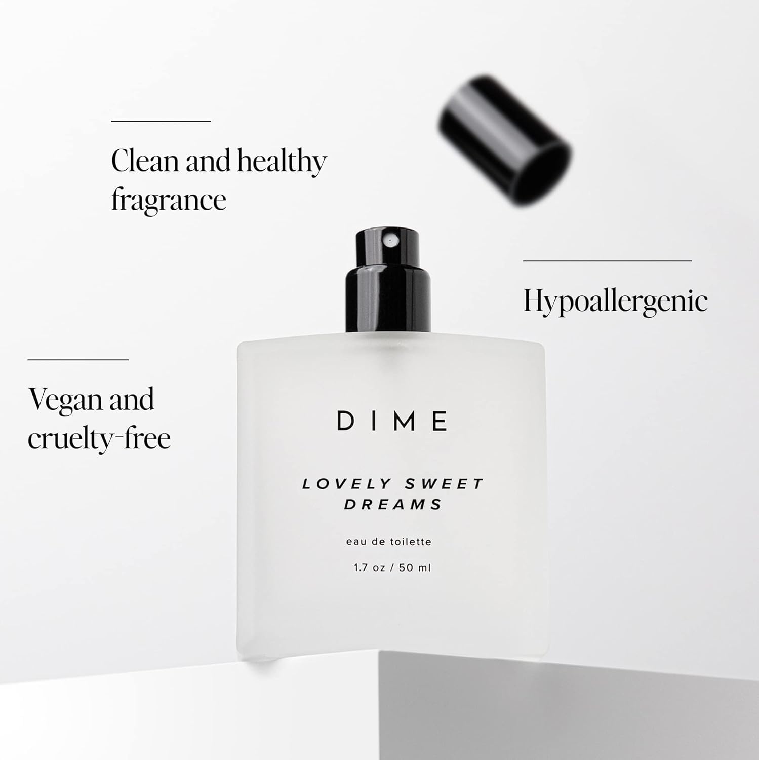 image:imageDIME Beauty Lovely Sweet Dreams Travel Perfume Soft Floral Perfume for Women with Freesia Vanilla Cream amp Amber Eau de Toilette Spray Vegan 034 oz 10 ml17 Fl Oz Pack of 1