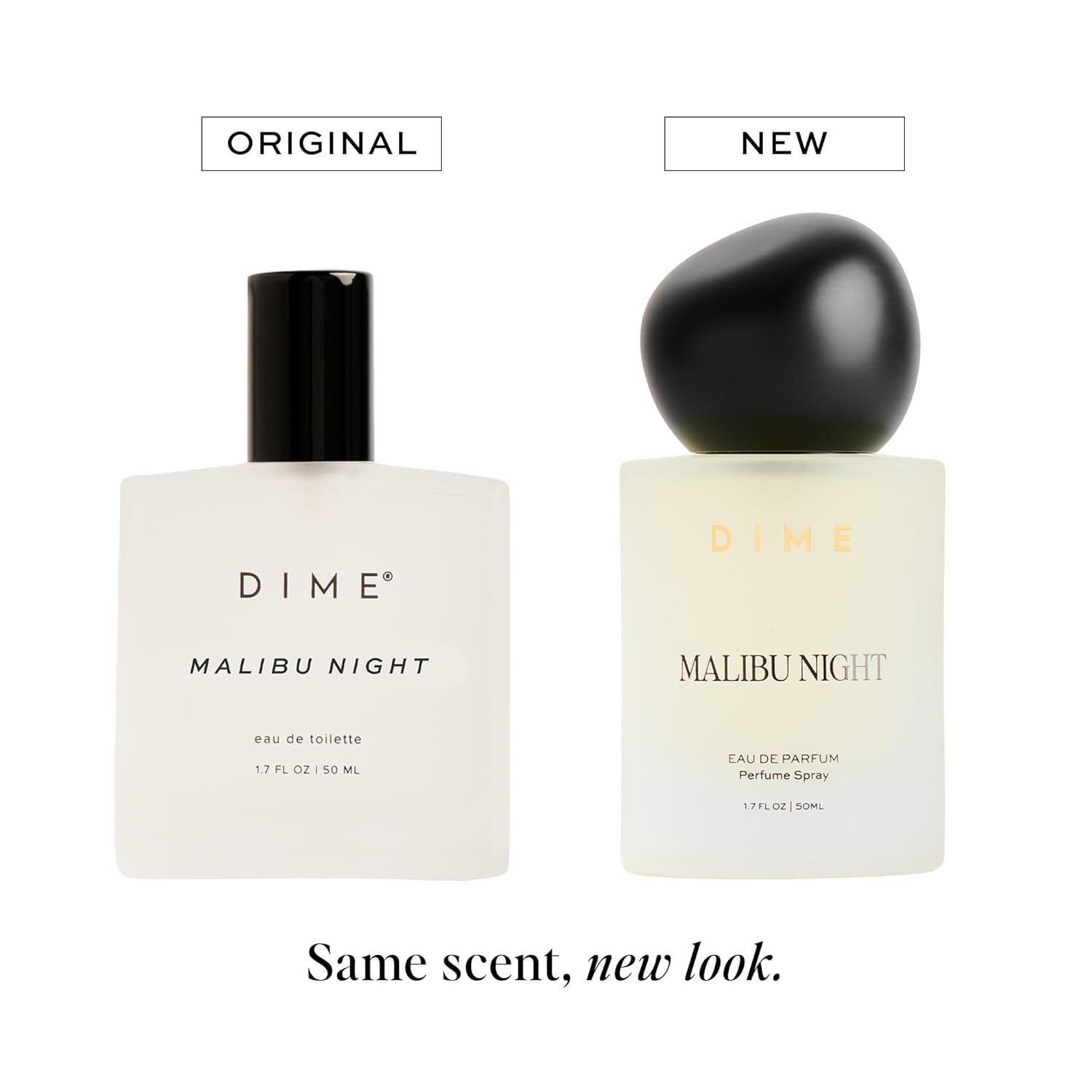 image:imageDIME Beauty Malibu Night Travel Perfume Beachy Coconut Perfume for Women with Night Blooming Jasmine Coconut amp Radiant Raspberry Eau de Toilette Spray Vegan 034 oz 10 mlClear New Bottle
