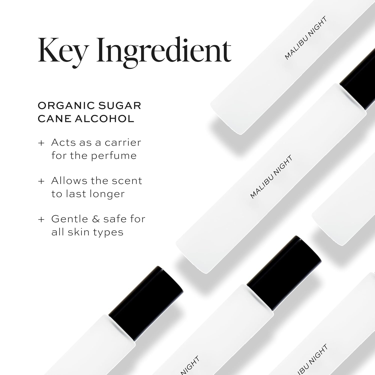 image:imageDIME Beauty Malibu Night Travel Perfume Beachy Coconut Perfume for Women with Night Blooming Jasmine Coconut amp Radiant Raspberry Eau de Toilette Spray Vegan 034 oz 10 mlClear
