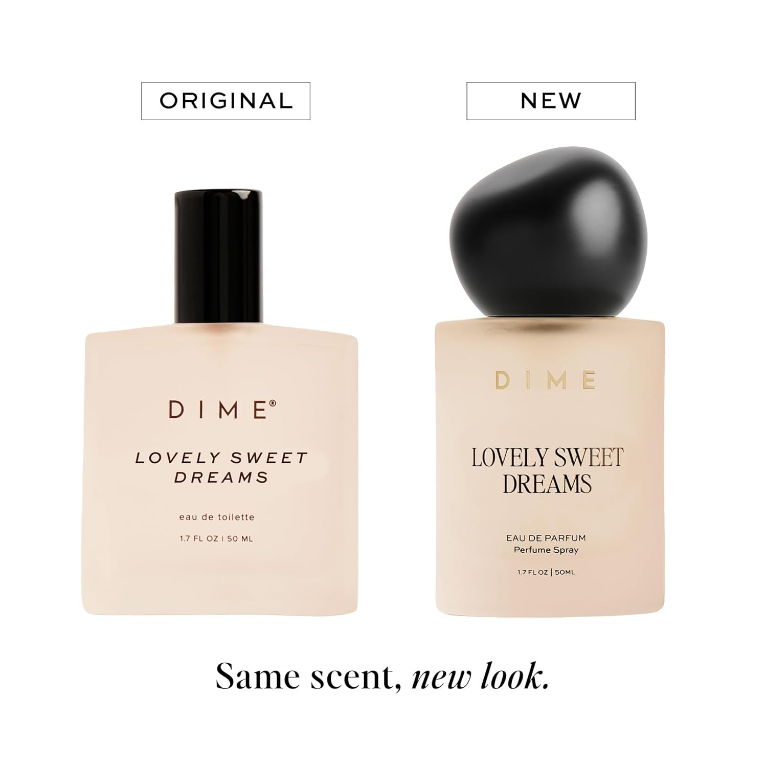 image:imageDIME Beauty Perfume Lovely Sweet Dreams 17 oz 50 ml Warm Vanilla and Floral Scent Hypoallergenic Clean Perfume Eau de Toilette For Women Packaging May Vary